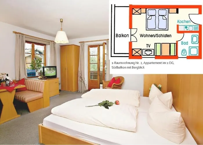 Apartmán Gaestehaus Hanna Teifel Reit im Winkl
